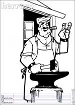 coloriage-forgeron-1